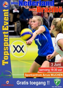 Poster jong Nederland Brazilie