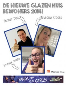 Glazen huis bewoners 2014