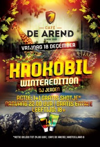 Arend-krokobil poster