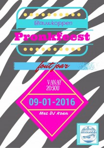 Blauwkoppen pronkfeest 9-1-2015