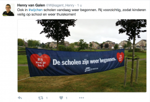 scholen weer begonnen