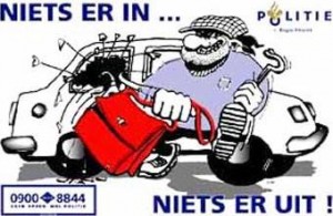 niets-erin auto inbraak