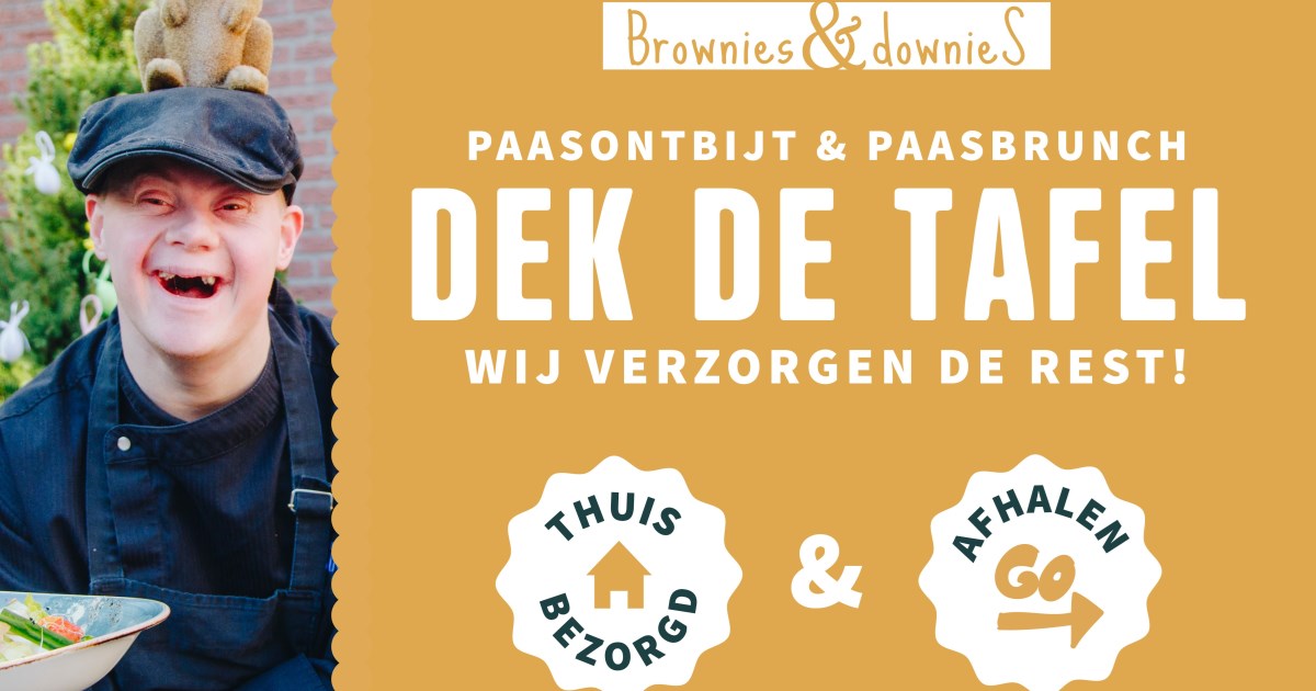 Paasontbijt & Paasbrunch van Brownies & downies afhalen en